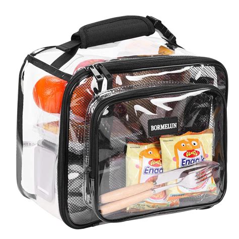 clear lunch bags 12