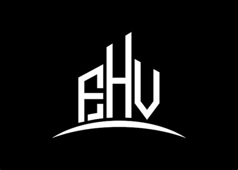 Premium Vector | Letter FHV building vector monogram logo design ...