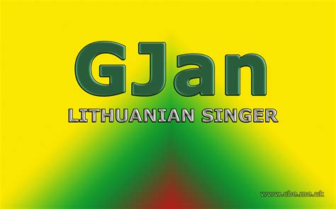 gjan talented lithuanian singer