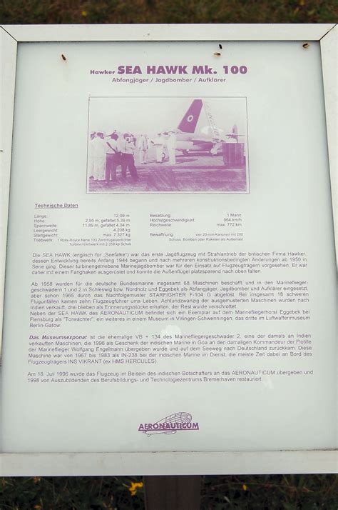 Sea Hawk Mk100 Walk Around Page 1