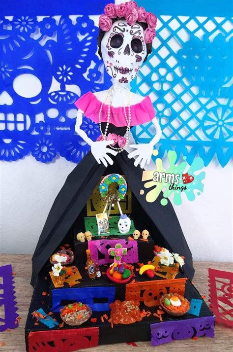 Mini Altar De Día De Muertos Decoración De Fiesta De Halloween Dia