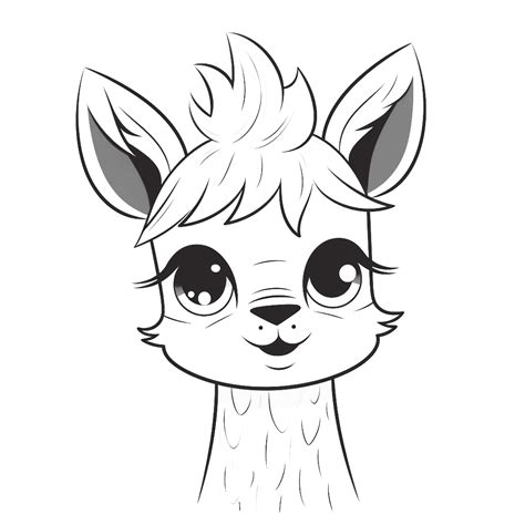 Llama Coloring Pages Coloring Corner