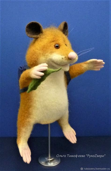 Хомяк Харитон. Игрушка на руку (bibabo) – заказать на Ярмарке Мастеров ...
