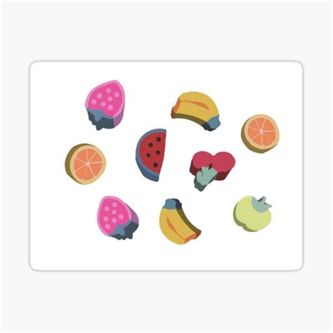 Fruity Sticker For Sale By Spacemonkiee Redbubble