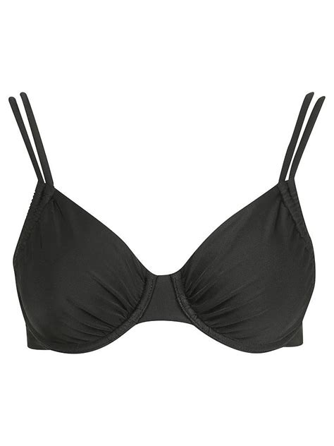 Hot Stuff Damen B Gel Bikinioberteil Solids Schwarz