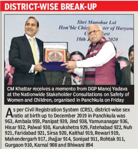 Haryana Claims Rise Of Points In Sex Ratio At Birth In Last Years Gurgaon News Times Of