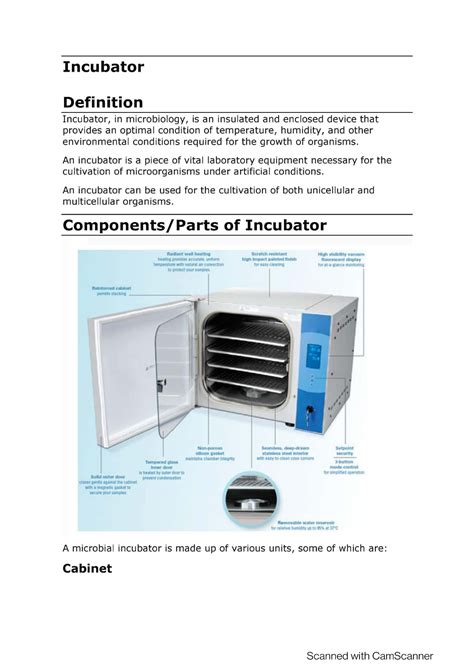 Laboratory Incubator Parts