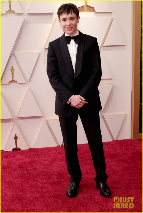 Elliot Page Looks Sharp In Gucci Tux At Oscars 2022 Photo 4734450