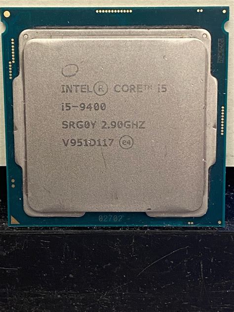 Intel Core i5-9400 (SRG0Y) @ 2.90GHz /9MB / Socket 1151/ PROCESSOR ONLY ...