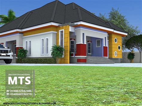Modern And Contemporary Nigerian Building Designs 3 Bedroom Bungalow
