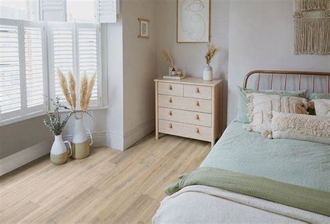 Polyflor Camaro Rigid Core Pur Plank Naked Blond Oak Plk Luxury Vinyl Flooring