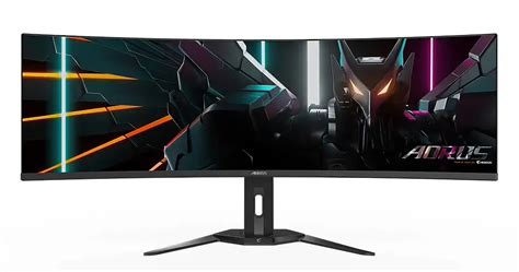 Gigabyte hat den Aorus CO49DQ vorgestellt: ein Gaming-Monitor mit einem ...