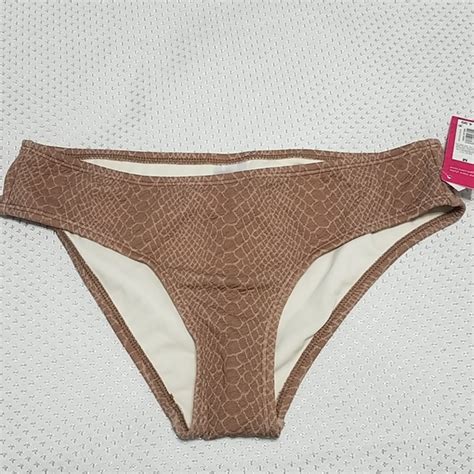 Xhilaration Swim Nwt Xhilaration Snakeskin Cheeky Bikini Bottom Poshmark