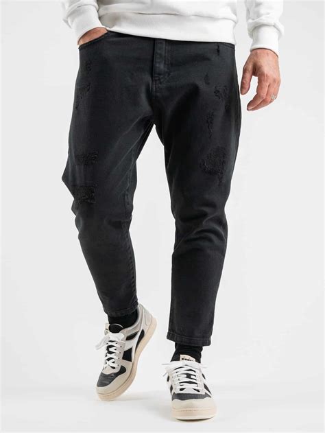 Berna Jeans Cropped Con Rotture Chiuse 223033 Nero Prezzo 000