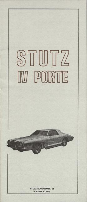 1980 Stutz Press Release