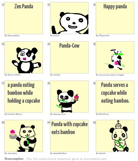 Zen Panda Drawception