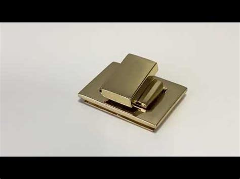 Замок вертушок 408 G (Цвет: золото) - YouTube