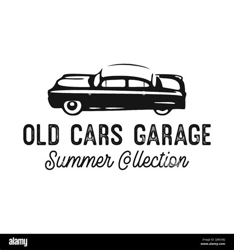 Poster For Old Cars Garage Stock Vector Image And Art Alamy