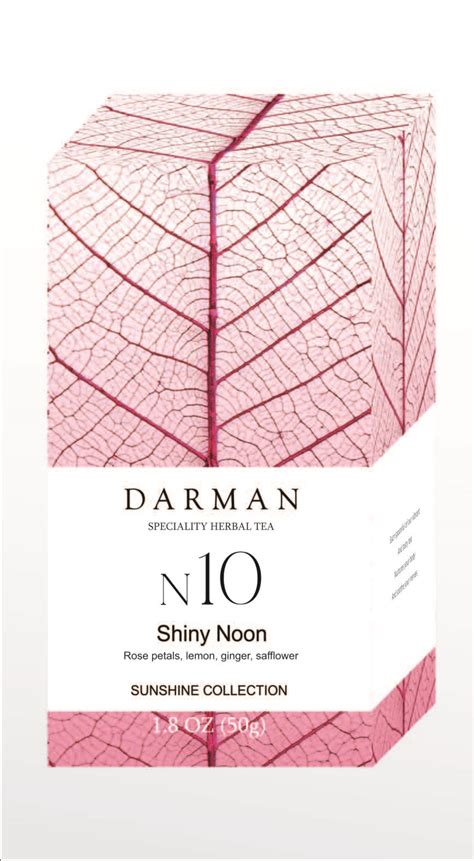 Darman Tea No10 - Shiny Noon (Rose Petals, Dry Lemon, Ginger, Safflower ...