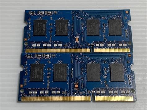 hynix DDR3 PC3-12800S-11-11-B2 HMT325S6CFR8C-PB N0 AA 4GB 2GB×2 ノートブック用 ...