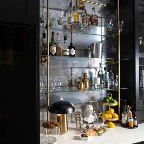 Elevate Your Home Bar With Glass Shelves (20 Ideas) – Inspirations at ...