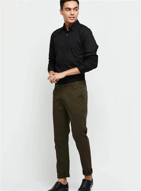 Buy Men Solid Slim Fit Casual Trousers Online At Just Rs 8990