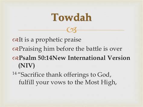 Types Of Praise