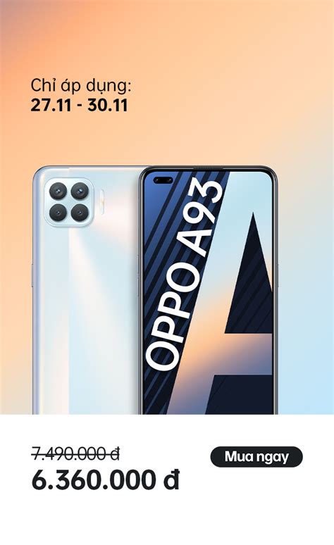 OPPO A93 Ưu Đãi Tháng 11 | OPPO Việt Nam
