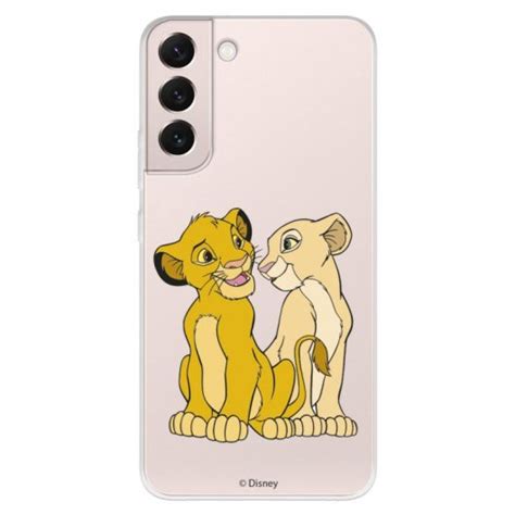 Funda Para Samsung Galaxy S22 Oficial De Disney Simba Y Nala Silueta