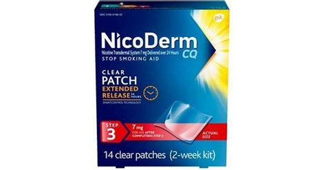 Nicoderm Cq Clear Nicotine Patch Stop Smoking Aid Step Price