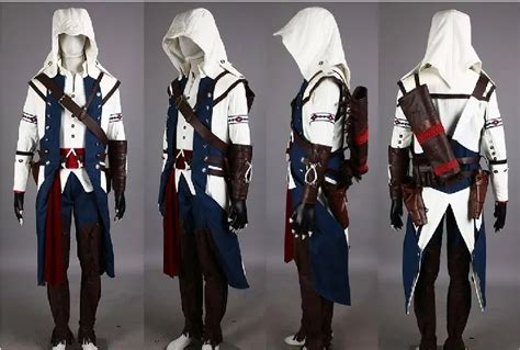 Купить Assassins creed 3 косплей убийца Коннор набор - белый versionthe ...