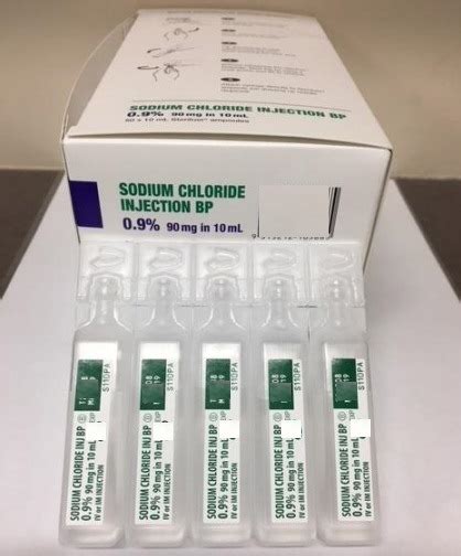 Nacl Injection Sodium Chloride Injection with GMP High Quality - China ...