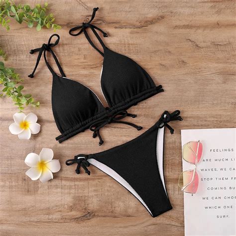 Conjunto De Bikini Brasile O Para Mujer Traje De Ba O Sexy Para Playa Y Piscina