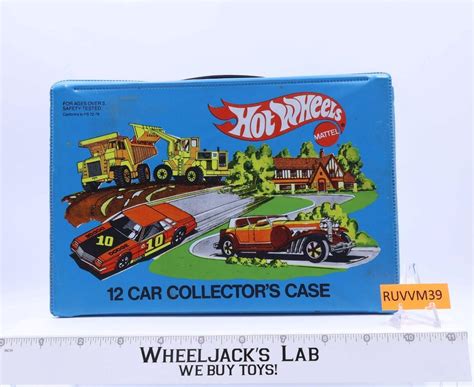 Car Collector S Case W Tray Hot Wheels Mattel Vintage Storage Case Wheeljack S Lab