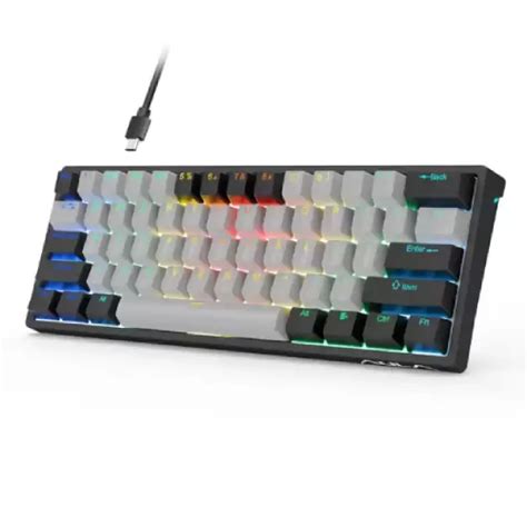 Aula F Type C Hot Swappable Rgb Blue Switch Mechanical Gaming Keyboard Basictech Bd
