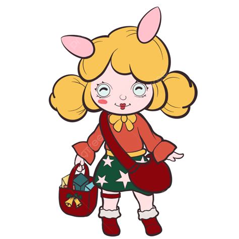 Christmas Cartoon Character Emoticon Pack Holiday Festival Gala Png