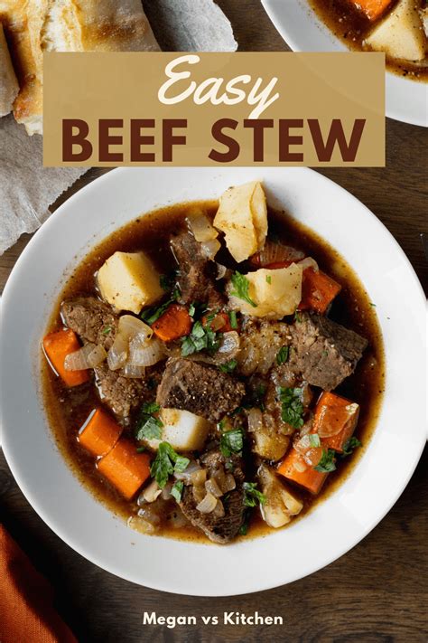 Stovetop Beef Stew Without Wine Megan Vs Kitchen