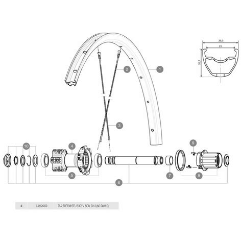 Mavic Ts Freehub Body Silver Bikeinn