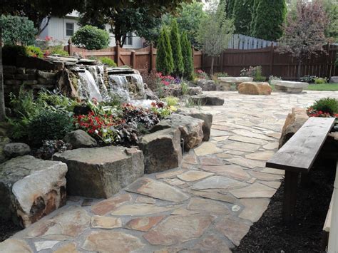 Flagstone Walkway Make Your Design Unique Green Arbor Landscaping