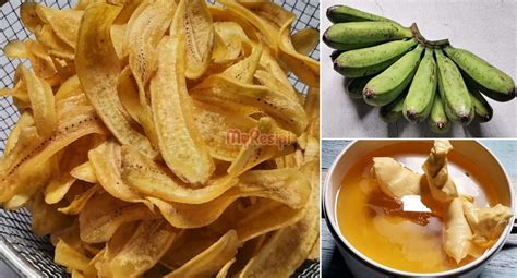 Kerepek Pisang Mudah Guna Bahan Cukup Rasa Lemak Masin Rangup