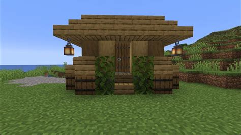 How To Make Villager House In Minecraft Youtube