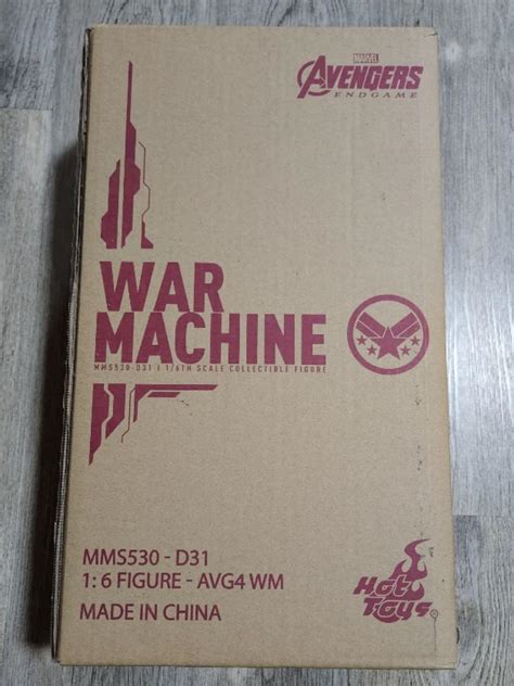 Hot Toys War Machine Avengers Endgame Mms D Th Scale Collectible Figure Hobbies Toys