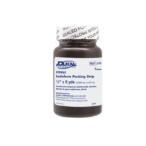 Sterile Iodoform Packing Strip 14 Inch X 5 Yd Pdl Pharmacy