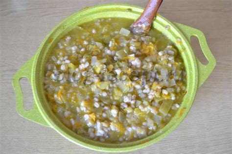 Заправка для рассольника с перловкой и зелеными помидорами на зиму