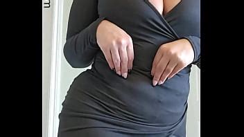 Superhot Scarlet Winters Stripping On Her Dress With A Black Lingerie Inner XNXX