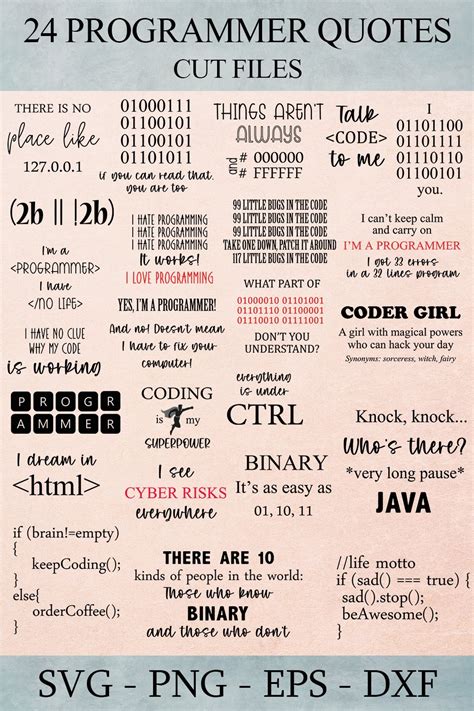 Programmer Svg Bundle, Software Engineer Svg Quotes