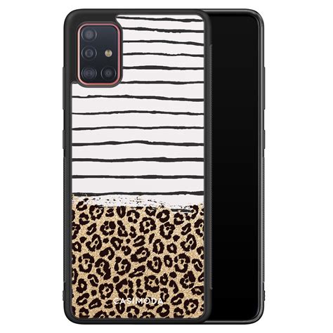 Samsung Galaxy A51 hoesje - Leopard lines - Casimoda.nl