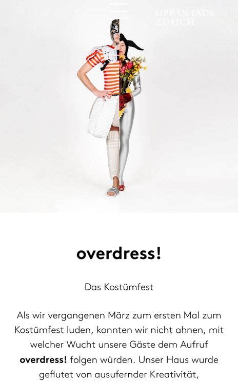 Overdress Das Kost Mfest Im Opernhaus Z Rich Kaufen Auf Ricardo