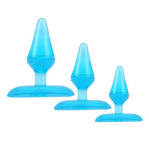 LB Kit Plug Anal De Silicone Jelly Tamanhos Libb Sex Toys Importadora Atacado