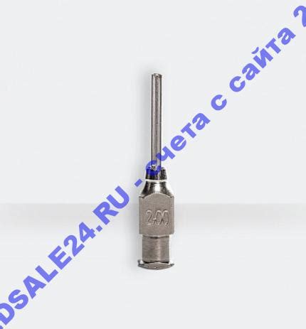 Многоразовая тупая игла для геля стерильная 2х17мм